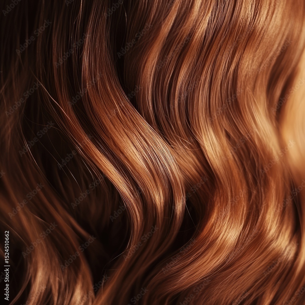 Wavy, Healthy Brown Hair Wavy, Healthy Brown Hair