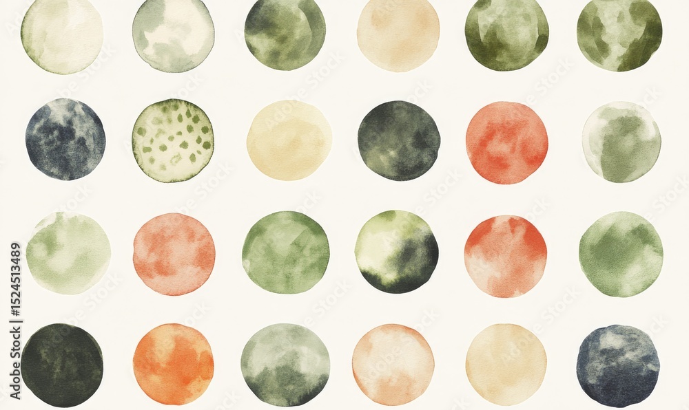 Abstract watercolor circles Abstract watercolor circles