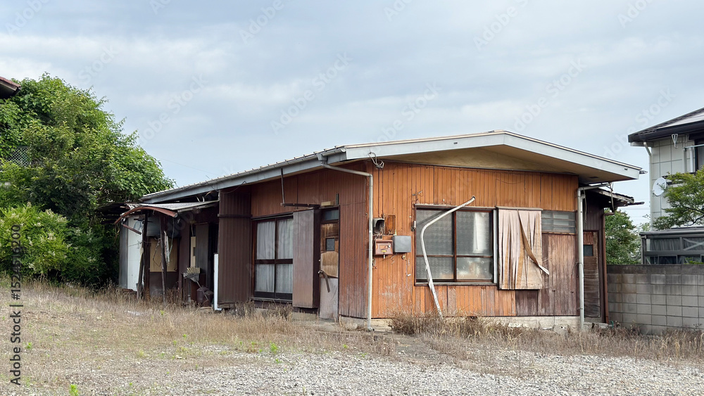 Obraz premium 昭和の古い家 空き家