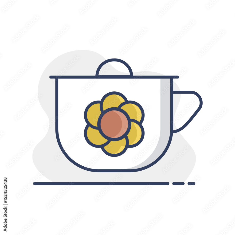 Baby potty vector isolated icon Baby potty vector isolated icon