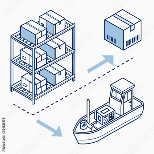 Efficient Cargo Shipping From Warehouse to Vessel - Streamlined Logistics