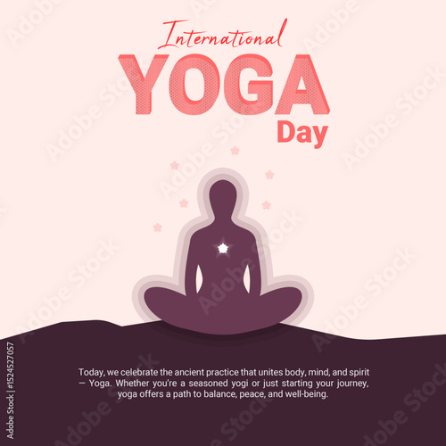 international yoga day social media post Template
