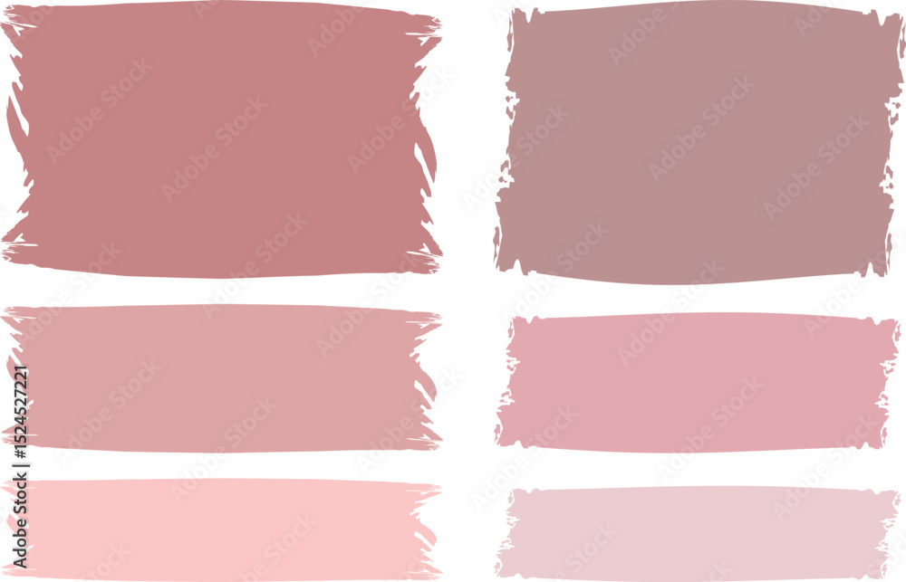 Obraz premium dusty pink nude shades abstract brush stokes background