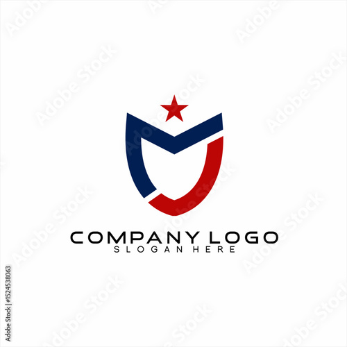 Free Download MJ letter logo design with shield concept.. - GFXLoad