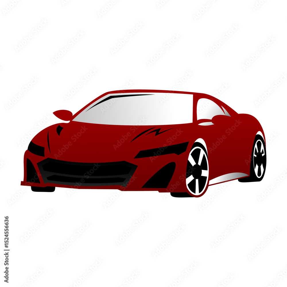 Fototapeta premium Car style vector for business symbol