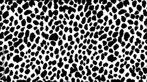 白黒ヒョウ柄のパターン背景、ベクターイラスト