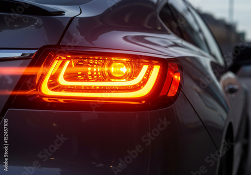 Wallpaper Mural Modern Automotive LED Taillight Illumination Detailing Advanced Car Design and Technology Torontodigital.ca