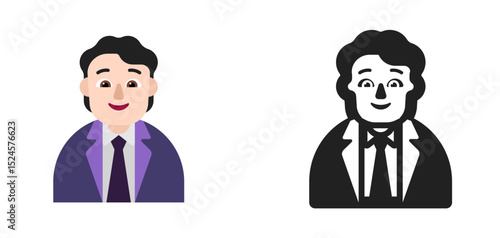 Business Person Dark Hair