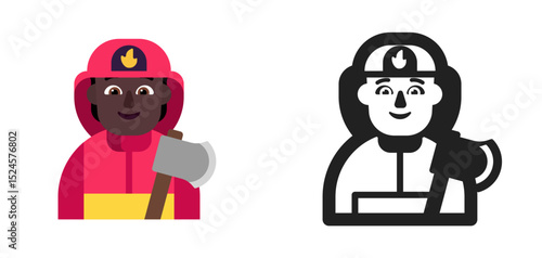Firefighter Dark Skin