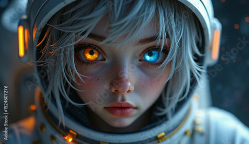 Neon Cosmonaut