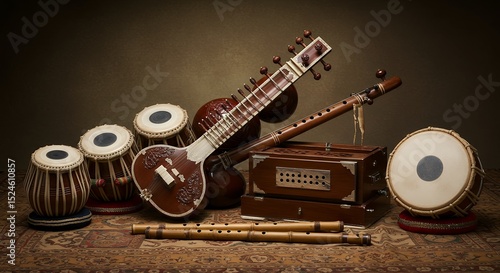 Indian musical instrument collection