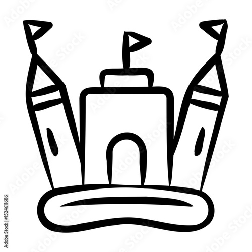 Bounce House Icon