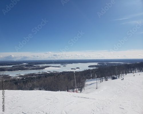 Beautiful Scene on top of Ski Hill
