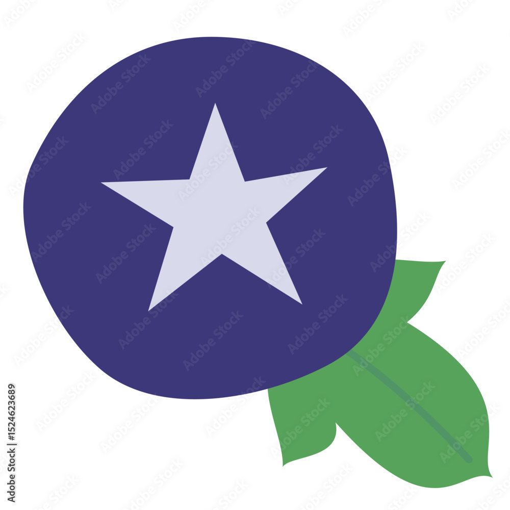 Obraz premium シンプルな朝顔のイラスト