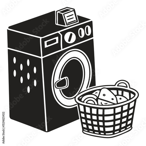 washing machine and laundry