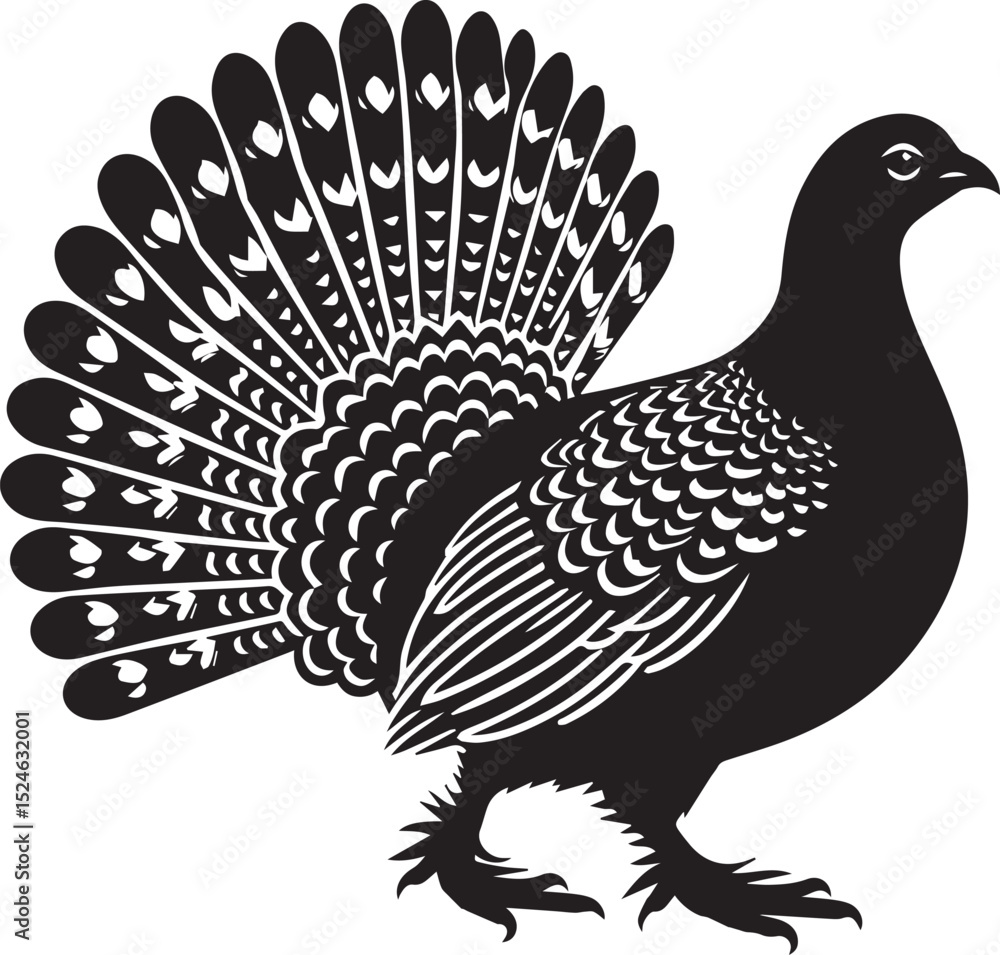 Obraz premium vector illustration of a sandgrouse