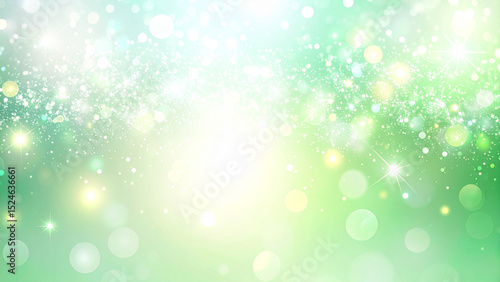 綺麗な緑のキラキラ背景素材テクスチャ