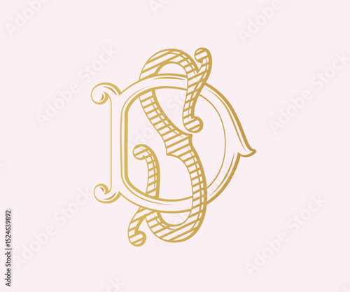 DS, SD, logo DS, Letter DS,  Monogram DS, Wedding Monogram, Wedding Logo, Logo Design , Monogram Vintage