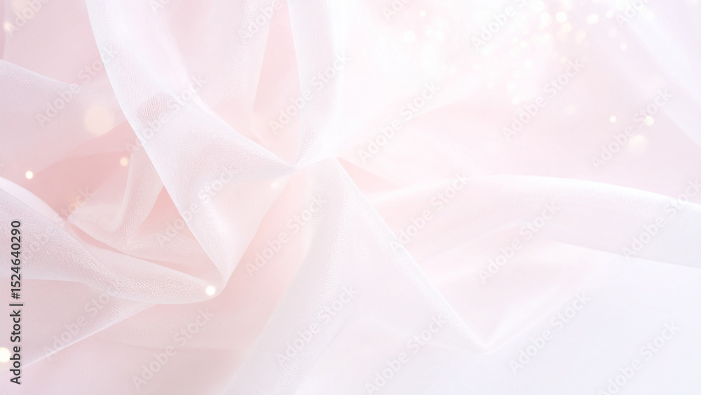 Obraz premium ピンクの綺麗な布の背景素材テクスチャ