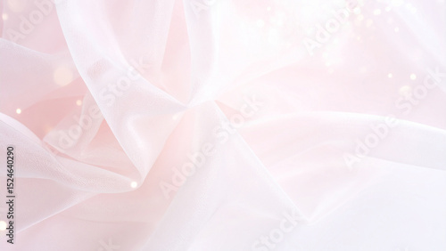 ピンクの綺麗な布の背景素材テクスチャ