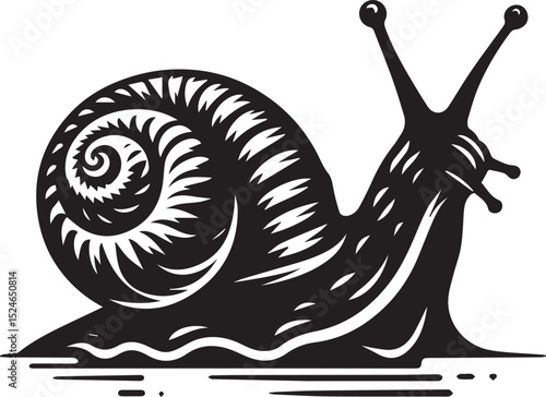 snail on the road, snail vector illustration, snail vector illustration icon