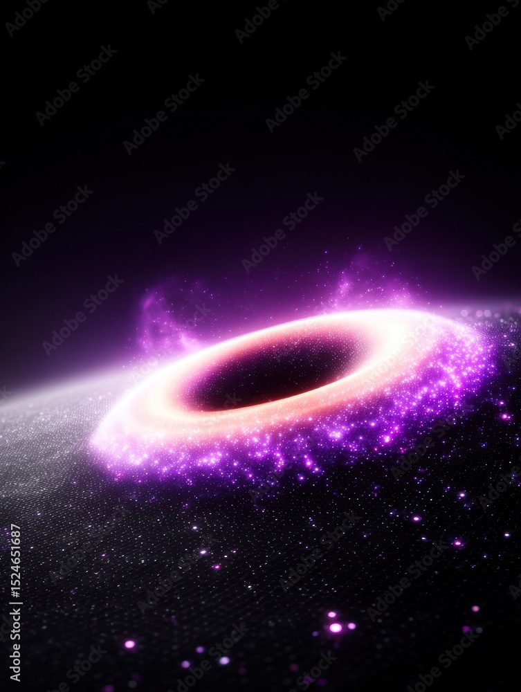 Naklejka premium Cosmic vortex in space