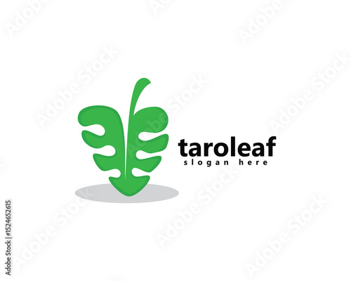 creative taro leaf logo taro leaf green logo design inspiration
