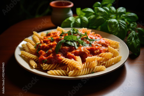 Tomato sauce pasta