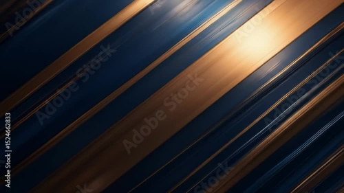 Dynamic Diagonal Stripes of Gold and Navy