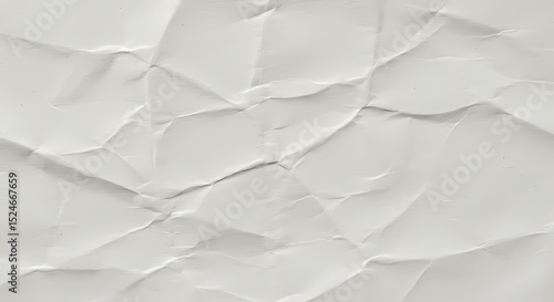 Wallpaper Mural Crumpled White Paper Texture Background Torontodigital.ca