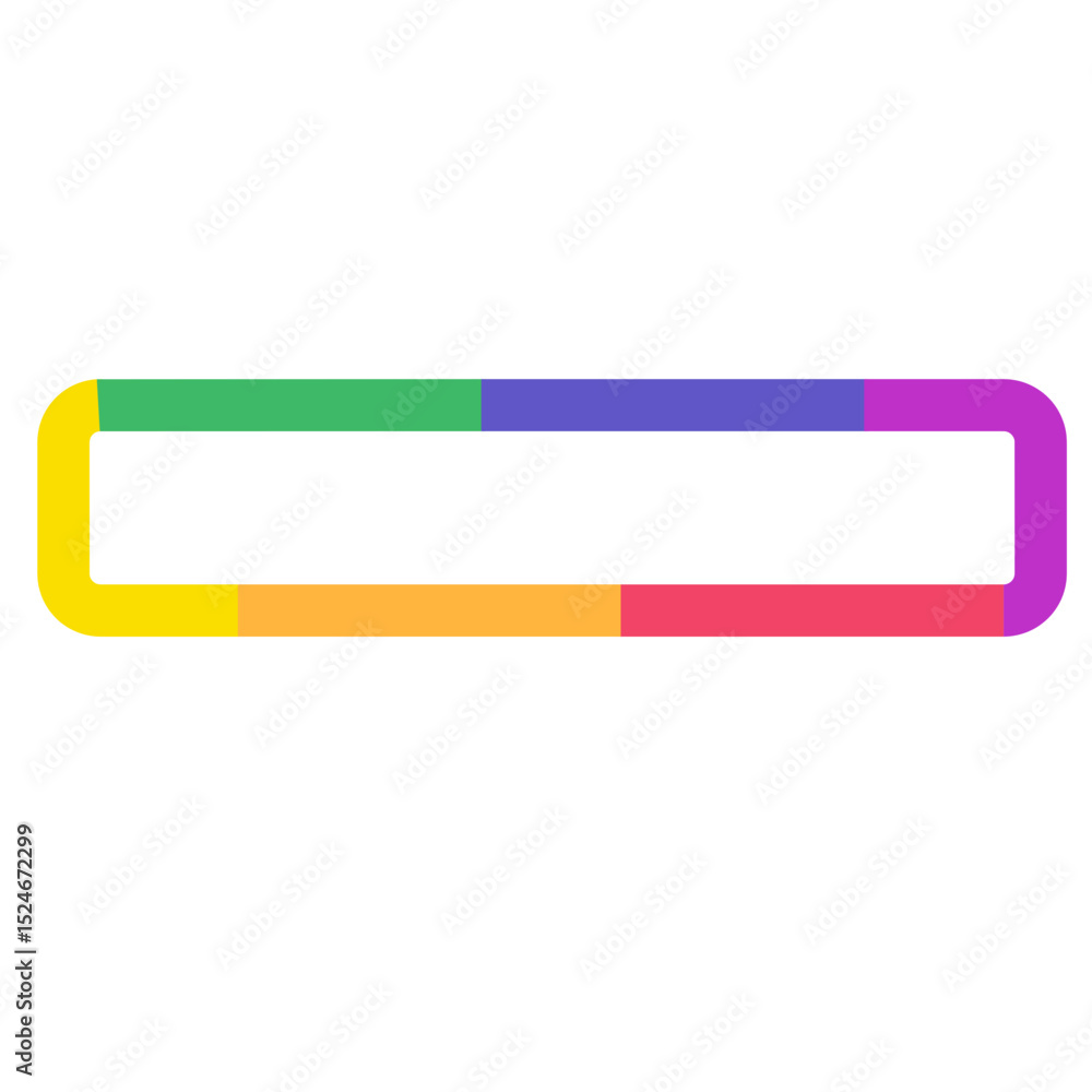 Obraz premium Pride Rainbow Geometric Frame