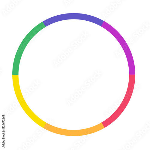 Pride Rainbow Geometric Frame