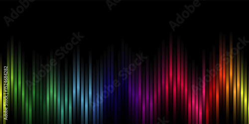 Abstract sound wave. Voice digital waveform, volume voice technology vibrant wave. Music sound energy vector background. Equalizer volume, waveform electronic light illustration