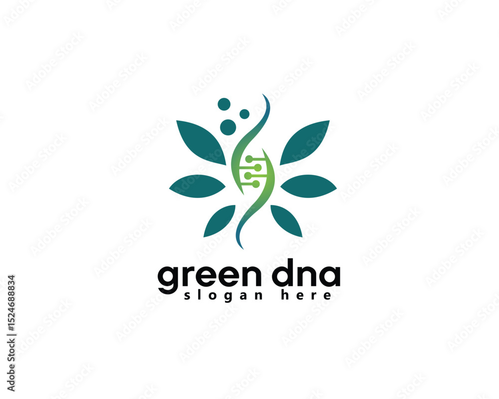 creative dna health and genetical logo ,dna icon with leaves circling ,logo design template creative dna health and genetical logo ,dna icon with leaves circling ,logo design template