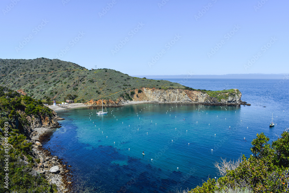 Fototapeta premium Harbor on Catalina Island, California