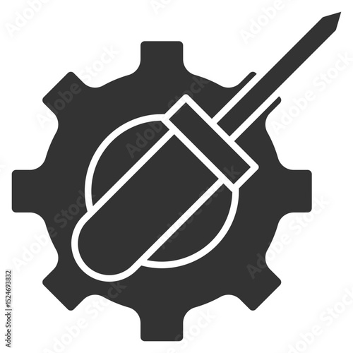 Tuning Glyph Icon Element For Design