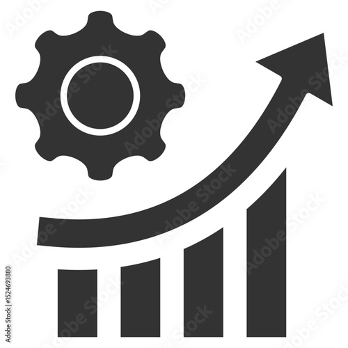 Performance Glyph Icon Element For Design