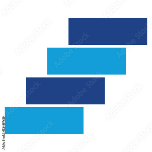 Steps Solid Icon Element For Design
