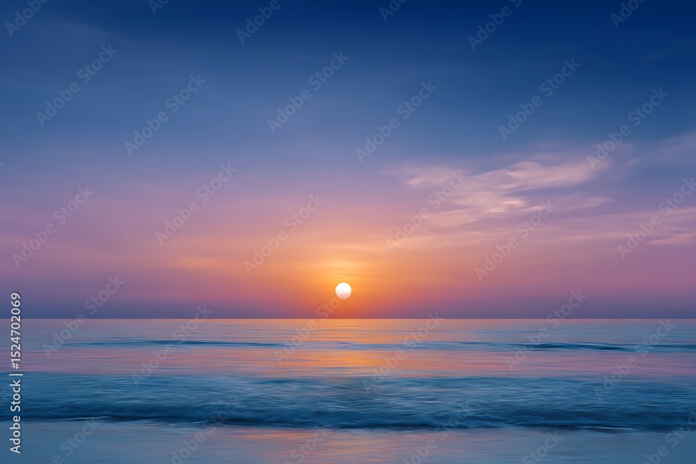 Sunset over the sea Sunset over the sea