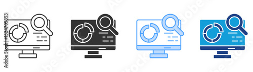 Dashboard Icon Set Multiple Style Collection