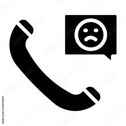 Complaint Vector Glyph Icon Design