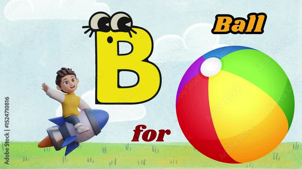 ABC animated learning video for kids, Engaging nursery rhymes and ...