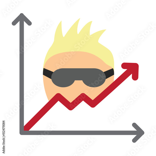 Trendy Look Vector Flat Icon Design