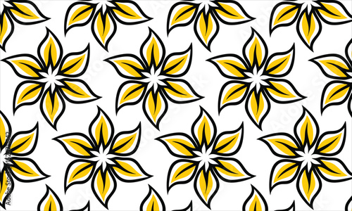seamless pattern with flowers