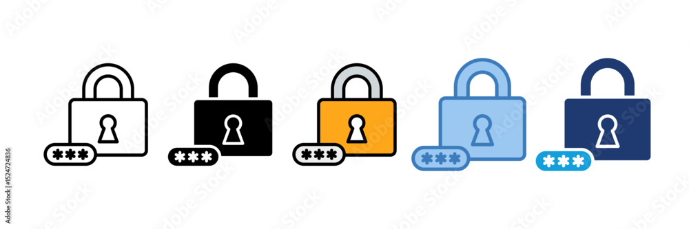 Lock Icon Element For Design Lock Icon Element For Design