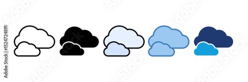 Cloud Icon Element For Design