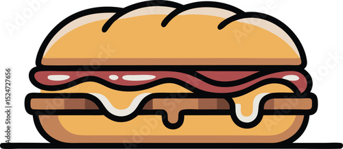 Delicious Submarine Sandwich