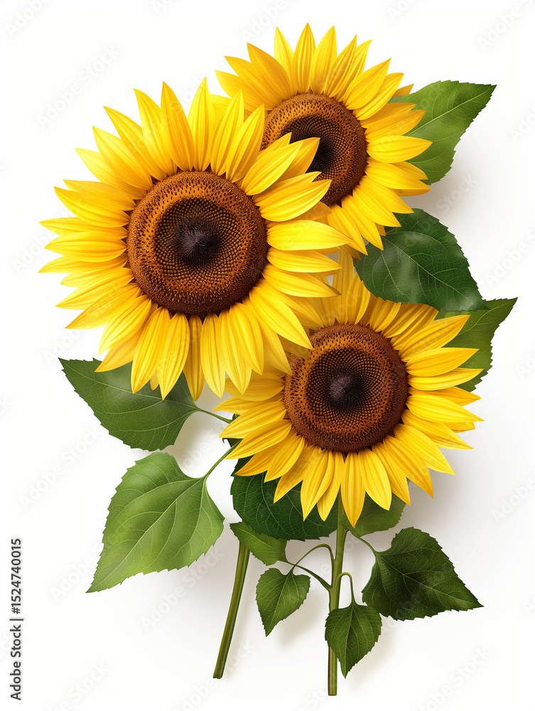 Obraz premium Flowers Graphic Material