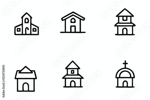 building icon set
