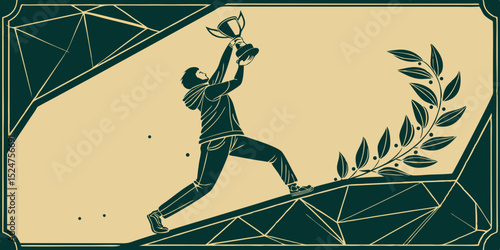 hand drawn vector illustration of a pirate ship in  dark green floral , abstract ,modern and classic vector illustration.